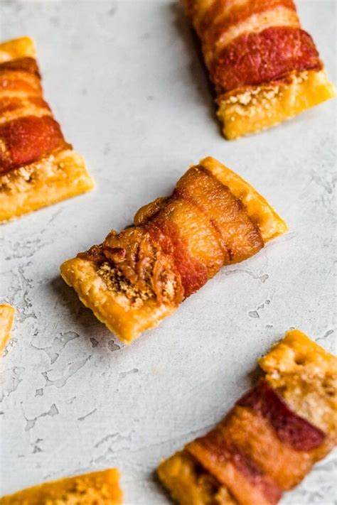 Bacon Wrapped Crackers Appetizer Recipe The Cookie Rookie
