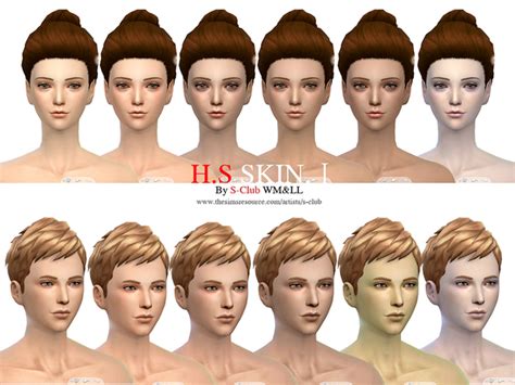 Wmll Hs Skintones I By S Club At Tsr Sims 4 Updates