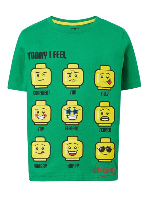 Lego Childrens Iconic T Shirt Green At John Lewis And Partners