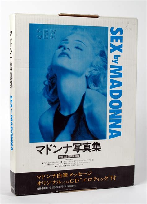 madonna sex book japanese edition unopened