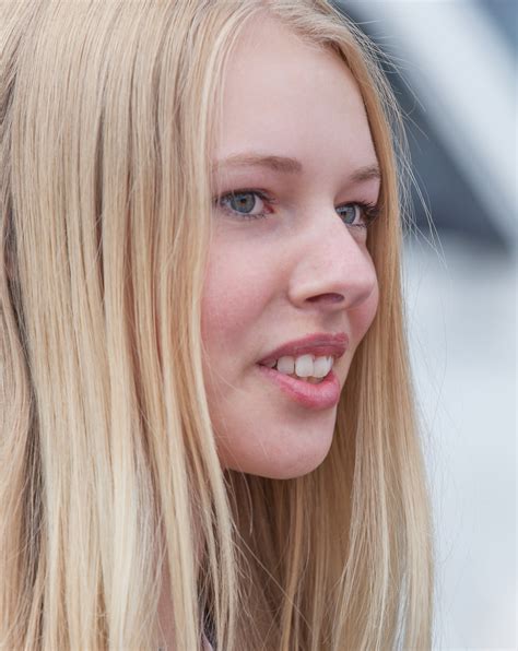 Photo Of A Cute Fair Haired Girl In Copenhagen Denmark In June 2014 Picture 52