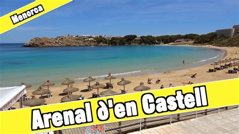 Arenal Den Castell Menorca Spain Beach And Resort Youtube