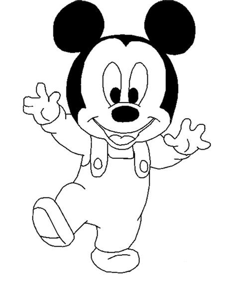 Mickey Mouse Outline Drawing At Getdrawings Free Download