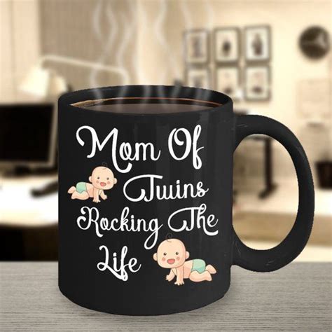 Check spelling or type a new query. Mom of Twins Rocking The Life mug new mom of twins mug new ...