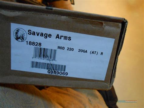 Savage Mod 220 20 Garifled Barrel For Sale At
