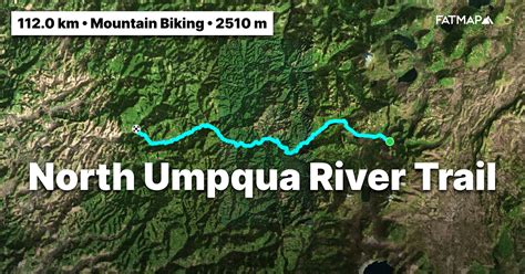North Umpqua River Trail Outdoor Map And Guide Fatmap