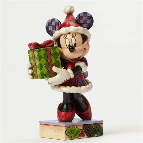 Jim Shore Disney Traditions Christmas Minnie Mouse A Holiday T For