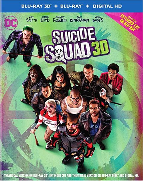 Jp Suicide Squad Blu Ray 3d Blu Ray Dvd Ultraviolet