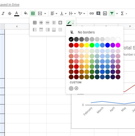 How To Change Cell Border Color In Google Sheets Solveyourtech