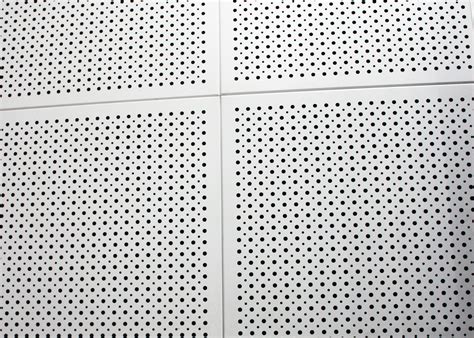Fireproof Colored Perforated Aluminum Ceiling Panels Commercial Drop