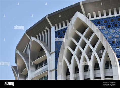 A Building With Modern Architecture Part Of The Muhammadiyah