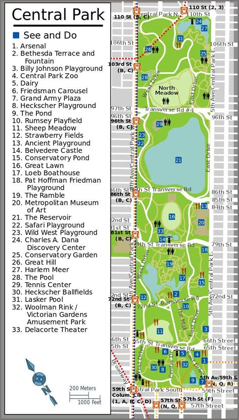 Pin On Central Park Maps