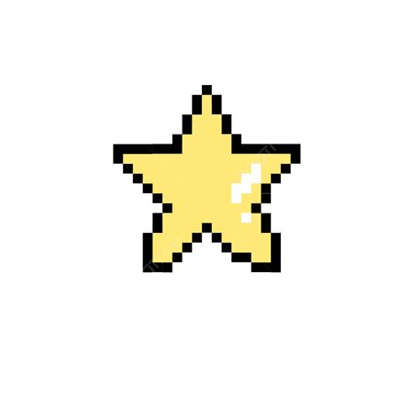 Lindo Pixel Viento Estrellas Amarillas Png Estilo De Píxel Lindo