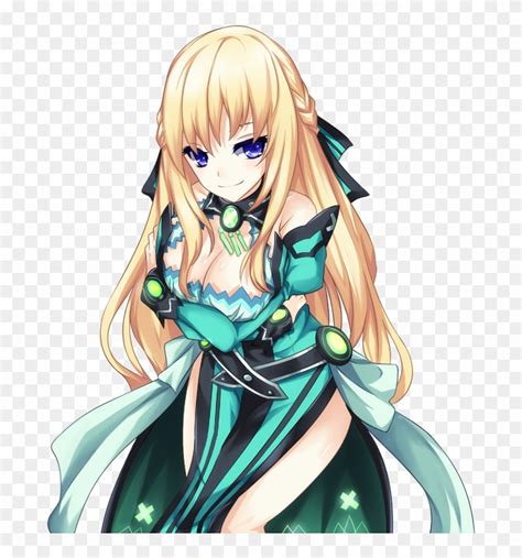 Lady Vert Hyperdimension Neptunia Vert Fanart Hd Png Download