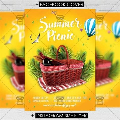 Picnic Premium A5 Flyer Template Exclsiveflyer Free And Premium