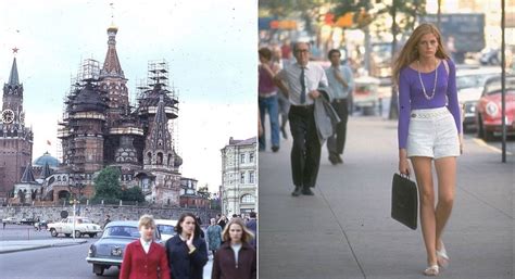 Moscow Vs New York Visual Comparison Of Two Big Cities 45 Years Ago