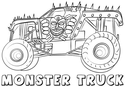 Coloring books for boys and girls of all ages. Monster truck coloring pages | Coloring pages to download ...