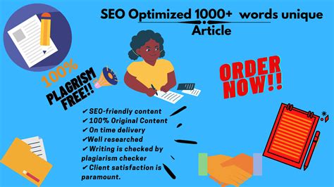 I Will Write 1000 Words Seo Article Blog Post For You For 3 Seoclerks