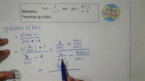 Tutorial Cara Mudah Dan Cepat Menentukan Komposisi Fungsi Bentuk