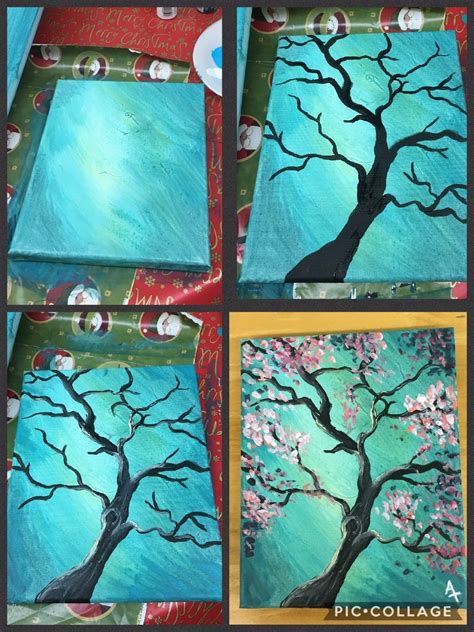 Simple Canvas Paintings Easy Canvas Painting Night Painting Diy