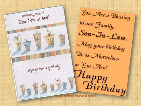 1:29 happybirthdaysinger 36 048 просмотров. HAPPY BIRTHDAY QUOTES FOR SON IN LAW image quotes at ...