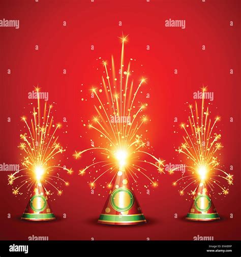 Vector Diwali Crackers Background Design Stock Vector Image And Art Alamy