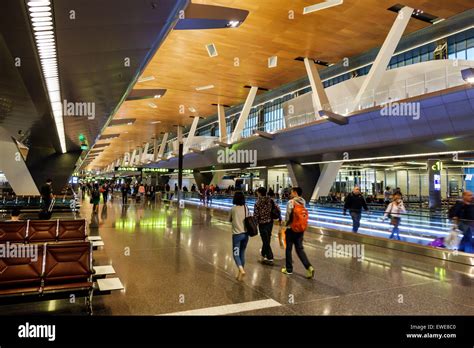 Qatar Doha Hamad International Airport Doh Terminal Concourse Gate