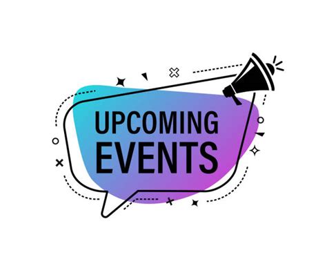 Upcoming Events Clip Art Illustrations Royalty Free Vector Graphics