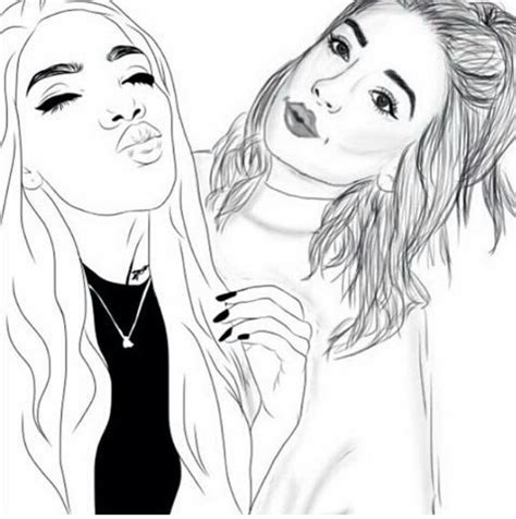 Kawaii bff is on facebook. This is sketch of two best friends. I base this off of my ...