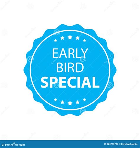 Early Bird Special Stamp Stock Vector Illustration Of Print 120715746