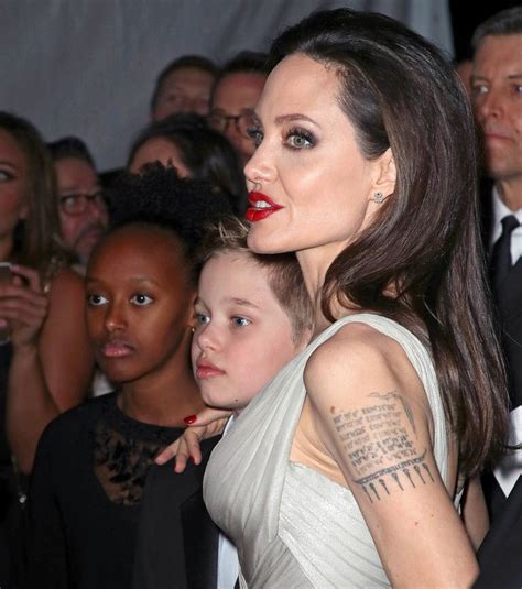 Angelina Jolie Brings Daughters Shiloh Zahara To Annie Awards Pics