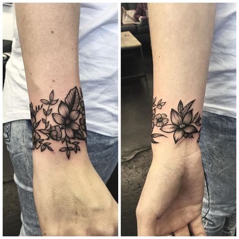 Tribal wrist tattoos are nice styles for those who want to explore tribal patterns in small sizes. This one is almost perfect, would just want it a little ...