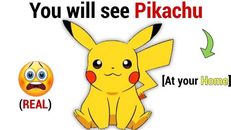 This Video Will Make You See Pikachu In Your Room 100 Real Youtube