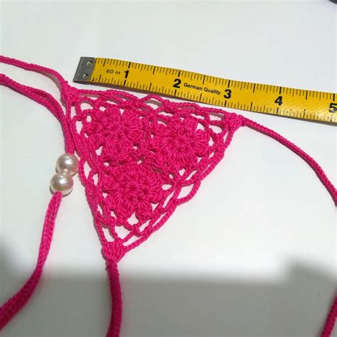 Micro G String Thong Crochet Extreme Micro Bikini Etsy