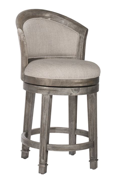 Hillsdale Furniture Monae Wood Swivel Counter Height Stool Distressed