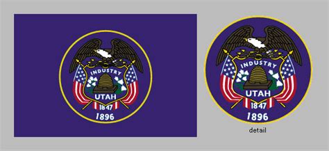Flag Of Utah Meaning History And Revised Design Britannica