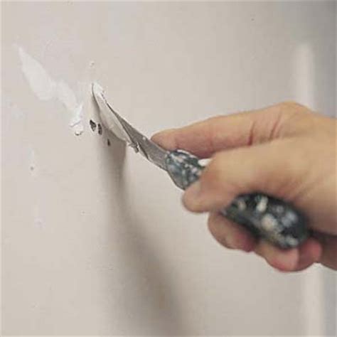 This video gives step by step instructions along with a visual demonstration of how to quickly and easily repair or fill in nail holes in your walls without. Fill holes | How to Paint Doors, Windows, and Walls | This Old House
