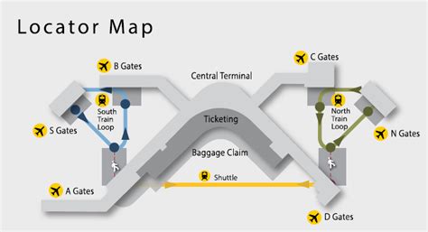 Seatac Airport Terminal Map