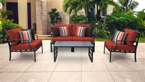 Aluminum Outdoor Furniture 5 Piece Set Design Furnishings