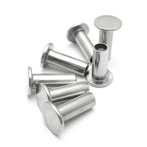 Made In China Flat Head Stainless Steel Semi Hollow Tubular Rivet