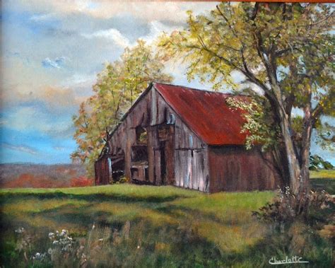 Pin By Merrit Cornett On Painting Ideas Farmhouse Paintings Farm