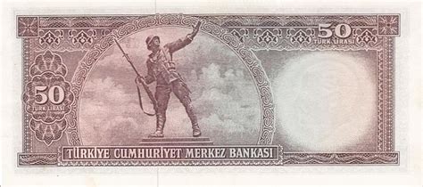 Banknote Index Turkey 50 Lira P187aa