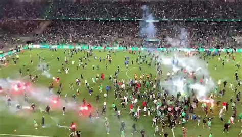 Débordements Après Le Match Asse Auxerre Onze Supporters Des Verts