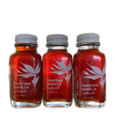 Tahitian Vanilla 25oz Kauai Juice Co