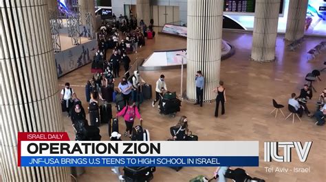 Operation Zion Us Teens Return To Israel As Covid Rates Continue