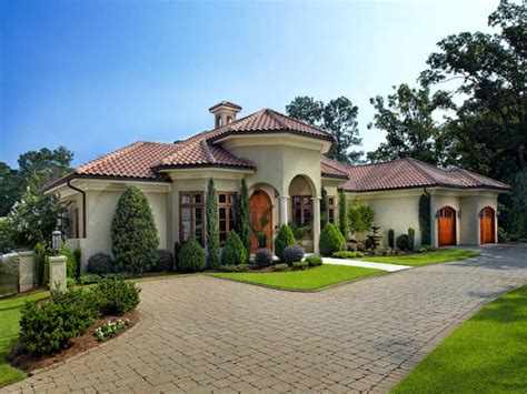 New Top One Story Mediterranean House Plans Courtyard Important Ideas