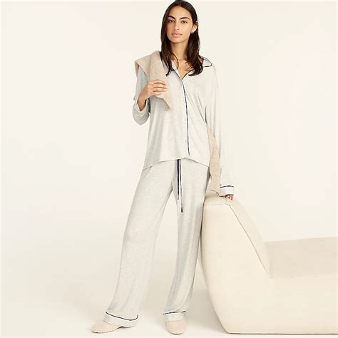 J Crew Eco Dreamiest Long Sleeve Pajama Set