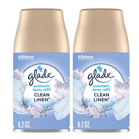 Glade Automatic Spray Refills Air Freshener Clean Linen X Oz Walmart Com