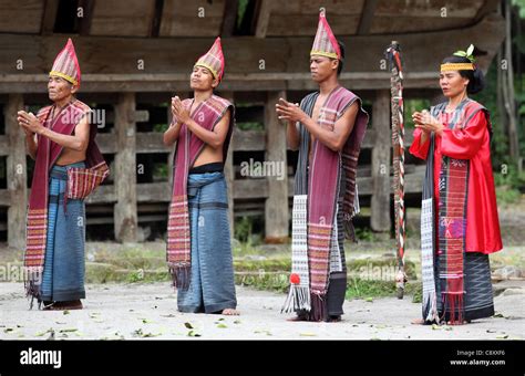 Traditional Batak Dancing In Ambarita Samosir Island Lake Toba Sumatra Indonesia Southeast