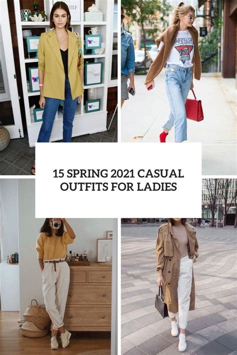 15 Spring 2021 Casual Outfits For Ladies Styleoholic